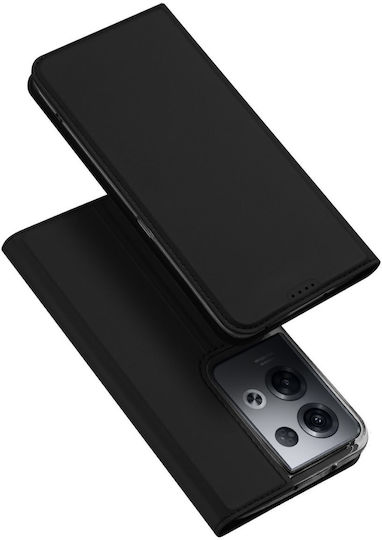 Dux Ducis Skin Pro Book Δερματίνης Μαύρο (Oppo Reno 8 Pro)