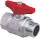 Brass Form 1104 Valve / Switch Straight 1" 1" Male/Female with Connector