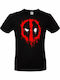 B&C Deadpool - Mask Distorted Tricou Negru