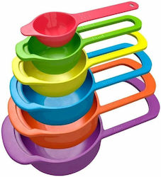 Plastic Kitchen Measuring Cup 6pcs