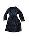 Robe Crossed Fleece (Samt) Fluffy Schwarz