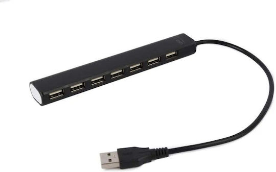 Gembird USB-Hub mit 7 Anschlüssen USB 2.0 mit USB-A Anschluss