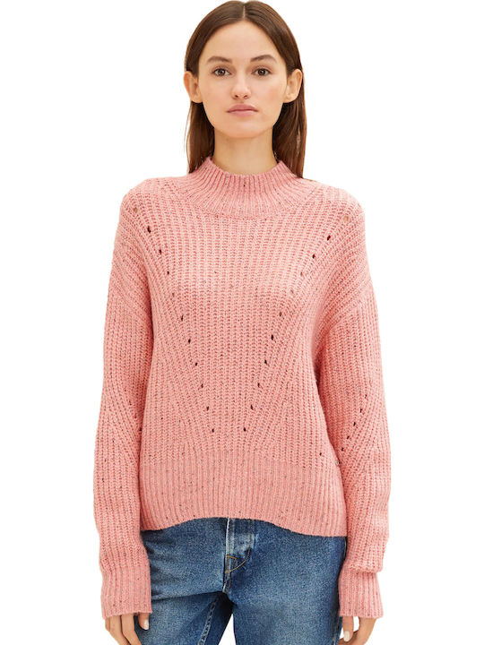 Γυναικείο Μακρυμάνικο Πουλόβερ Peach Pink