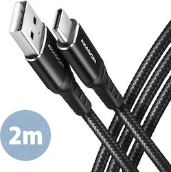 Axagon USB 2.0 USB-C männlich - USB-A 2m (BUCM-AM20AB) Axagon USB 2.0 USB-C männlich - USB-A 2m (BUCM-AM20AB)
