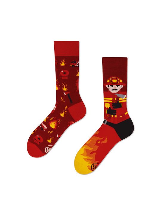 Socks Many Mornings - THE FIREMAN Multicoloured