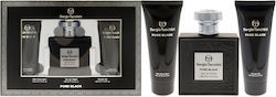 Sergio Tacchini Pure Black Ανδρικό Σετ με Eau de Toilette 3τμχ Sergio Tacchini Pure Black Ανδρικό Σετ με Eau de Toilette 3τμχ