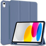 Tech-Protect SC Flip Cover Δερματίνης Μπλε (iPad 2022 10.9'')