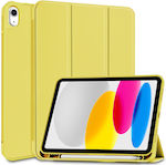 Tech-Protect SC Flip Cover Δερματίνης Κίτρινο (iPad 2022 10.9'')