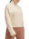 Janae Women's Long Sleeve Sweater Turtleneck Beige