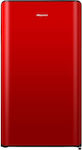 Hisense RR106D4CRF Μονόπορτο Ψυγείο 82lt Υ86.7xΠ48xΒ45.1εκ. Κόκκινο