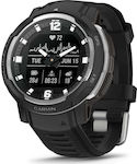 Garmin Instinct Crossover 45mm Waterproof Smartwatch with Heart Rate Monitor (Black)