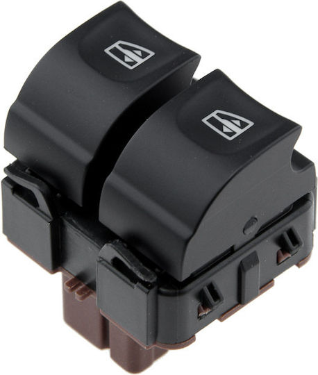 NTY Fensterheberschalter Auto für Renault Erfassen / Clio 2012 7pin Schwarz