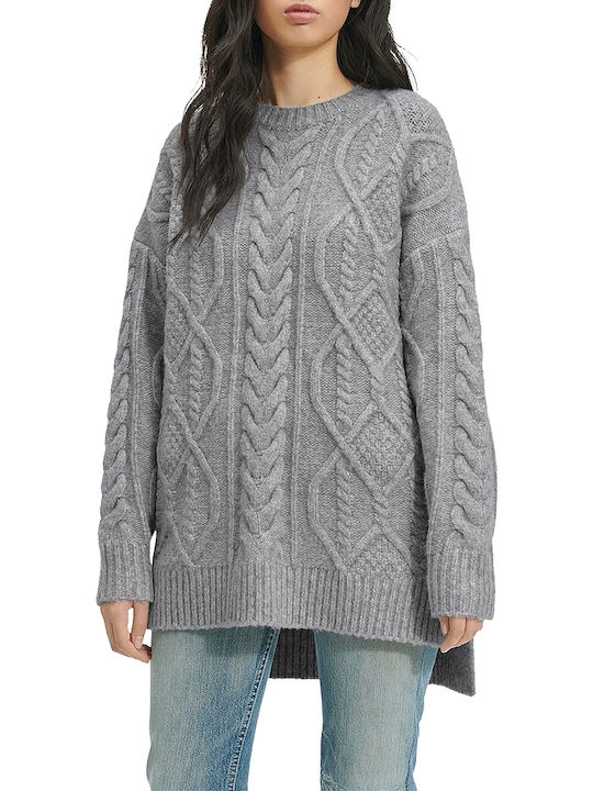 Raelee Damen Langarm Pullover Gray