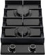 MPM Domino Gas Cooktop Autonomous 29.5x51εκ.