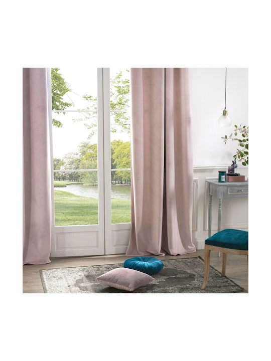 Atmosphera Perdea Cu Capse Roz 140x260 cm