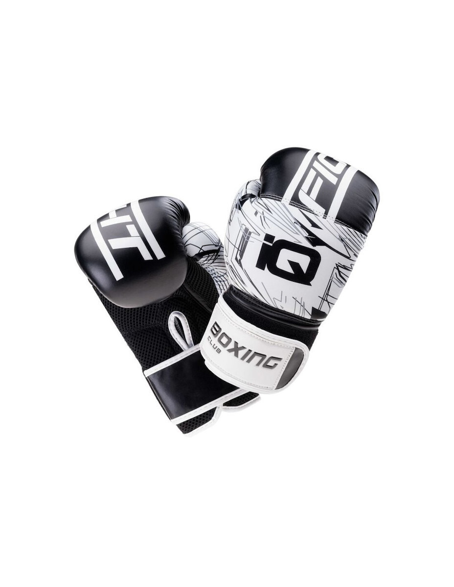 IQ Bavo 92800350278 Γάντια Πυγμαχίας από Συνθετικό Δέρμα για Αγώνα Λευκά | Skroutz.gr