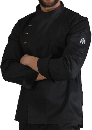 Tips Blouse Chef Unisex Gray with Long Sleeve