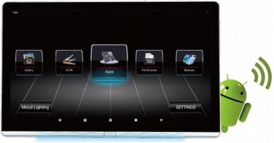 LM HR MH1062 Οθόνη Αφής 10.6" Multimedia για Προσκέφαλο Αυτοκινήτου με Bluetooth