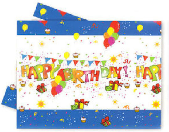Procos Happy Birthday Τραπεζομάντηλο για Party Πλαστικό 180x120cm 07258