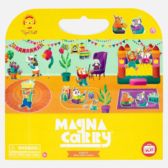 Tiger Tribe Магнитна Играчка За Строене Парти За Деца 3+ Години