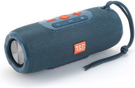 T&G TG-431 Bluetooth Speaker 10W with Radio and Battery Life up to 3 hours Blue