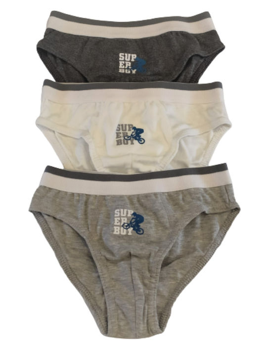 Ersas Briefs Set Boy 51013 Grey GKRI 51013