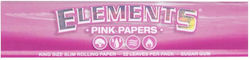 Elements Pink Zigarettenpapier Schlank King Siz...