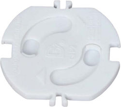 Protective Cover for Power Plug of Plastic In White Colour 1pcs