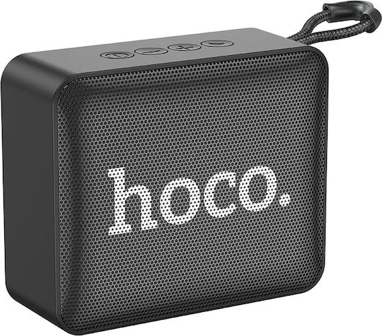 Hoco BS51 Gold Brick Ηχείο Bluetooth 5W με Ραδιόφωνο και Διάρκεια Μπαταρίας έως 4 ώρες Μαύρο