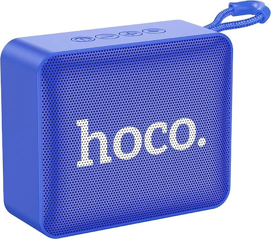 Hoco BS51 Gold Brick Ηχείο Bluetooth 5W με Ραδιόφωνο και Διάρκεια Μπαταρίας έως 4 ώρες Μπλε