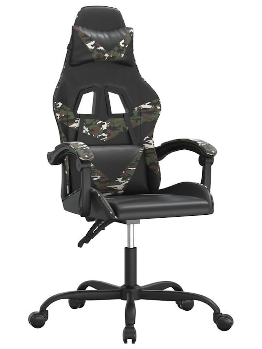 vidaXL 3143853 Καρέκλα Gaming Δερματίνης Μαύρο/...