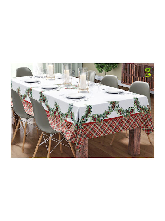 Christmas tablecloth 150x250 Cotton tablecloth Gipetex Garland