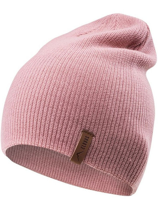 Elbrus Usiana Beanie Γυναικείος Σκούφος με Rib Πλέξη σε Ροζ χρώμα