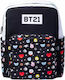 Grupo Erik BT21 Ghiozdan De Școală Primară De Spate Cu Husă Pentru Sticlă De Apă Neagră 15 Litri 35 X 20 X 46 Cm