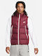 Nike Storm Fit Men's Sleeveless Puffer Jacket Windproof Burgundy