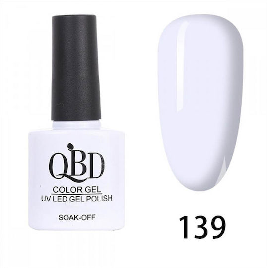 QBD Ημιμόνιμο Βερνίκι Νυχιών White 139 10ml
