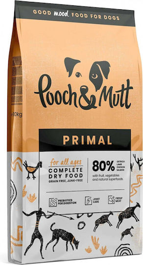 Pooch & Mutt Primal Grain Free Dry Dog Food for All Breeds with Lamb 2kg