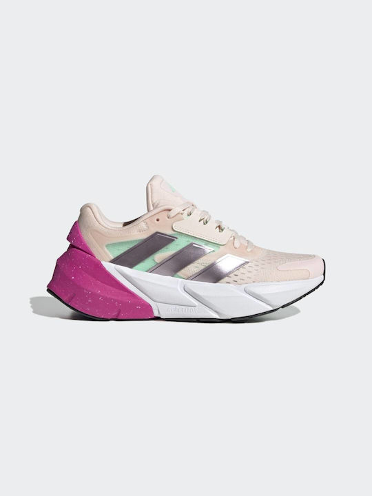 Adidas Adistar 2.0 Γυναικεία Αθλητικά Παπούτσια Running Wonder Quartz / Matt Purple Metallic / Lucid Fuchsia