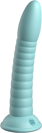Pipedream Wild Thing Glass Dildo With Suction Cup Light Blue 18cm