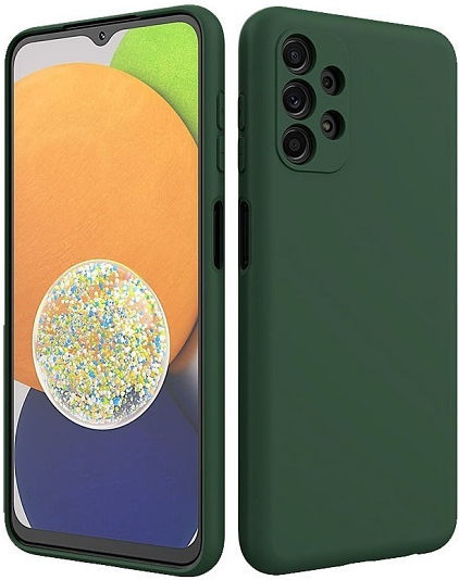 Soft Umschlag Rückseite Silikon Dark Green (Galaxy A23 4G / Galaxy A23 5G Galaxy A23 4G / Galaxy A23 5G)