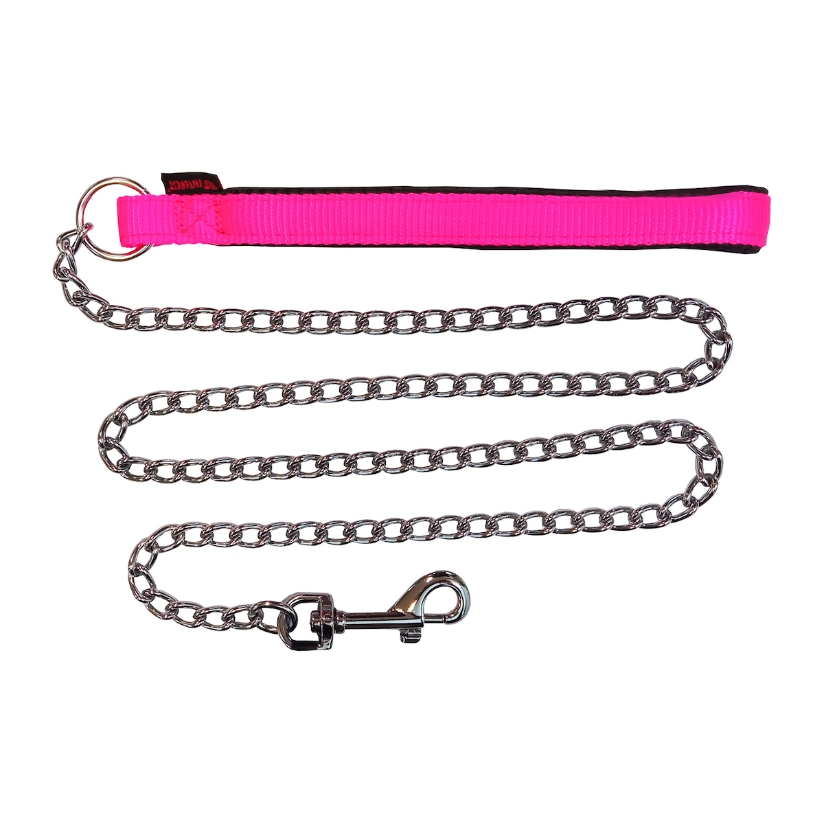 Pet Interest Dog Leash Chain Chain Lead Pink 1.6cm x 1.20m