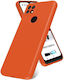 Soft Back Cover Silicone Orange (Redmi 10A)