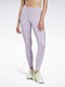 Reebok Modern Safari Women's Cropped Training Legging High Waisted Purple Oasis