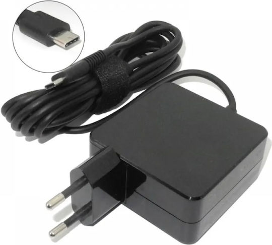 USB-C Universal Φορτιστής Laptop 65W 5V με Αποσπώμενο Καλώδιο Τροφοδοσίας