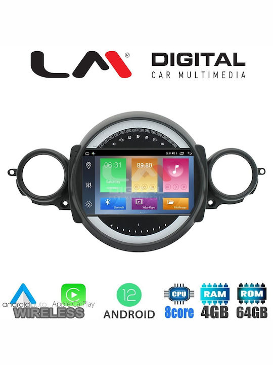 LM Digital Ηχοσύστημα Αυτοκινήτου για Mini Cooper / Clubman / Roadster 2007 > 2014 (Bluetooth/USB/WiFi/GPS/Apple-Carplay/Android-Auto)