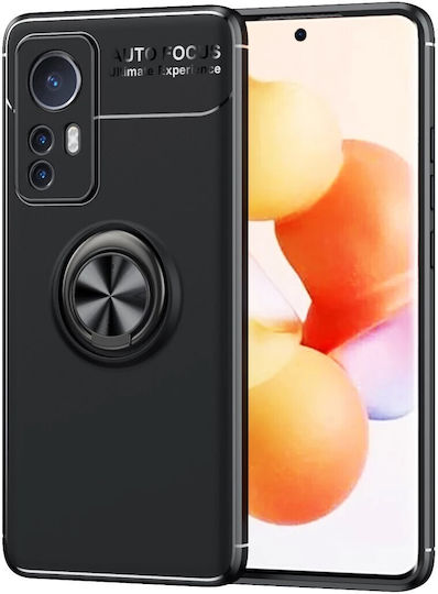 Ancus Autofocus Shockproof Umschlag Rückseite Silikon Schwarz (Xiaomi 12 Lite)