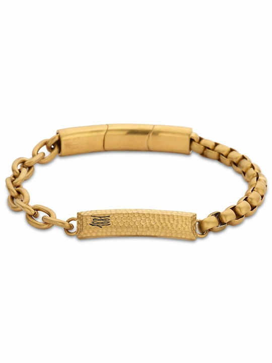 Cerruti Bracelet Silsila made of Steel Gold Plated