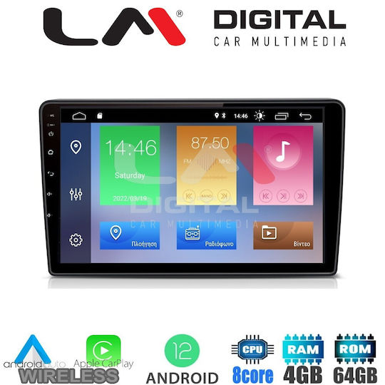 LM Digital Car Audio System for Opel Tigra / Agila / Antara / Astra / Corsa / Meriva / Signum / Vivaro / Zafira / Combo / Vectra Suzuki Ignis 2002>2010 (Bluetooth/USB/WiFi/GPS/Apple-Carplay/Android-Auto) with Screen 9"