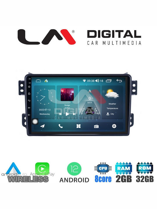 LM Digital Sistem Audio Auto pentru Opel Agila Suzuki Înălțime / Afișare Agila / Splash 2008+ (Bluetooth/USB/WiFi/GPS/Apple-Carplay/Android-Auto) cu Ecran 9"