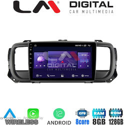 LM Digital Sistem Audio Auto pentru Peugeot Expert Opel Vivaro Fiat Scudo Toyota Proace Citroen SpaceTourer / Săritor 2016 (Bluetooth/USB/WiFi/GPS)
